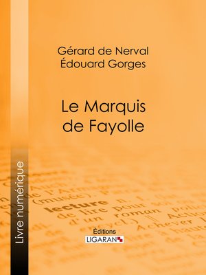 cover image of Le Marquis de Fayolle